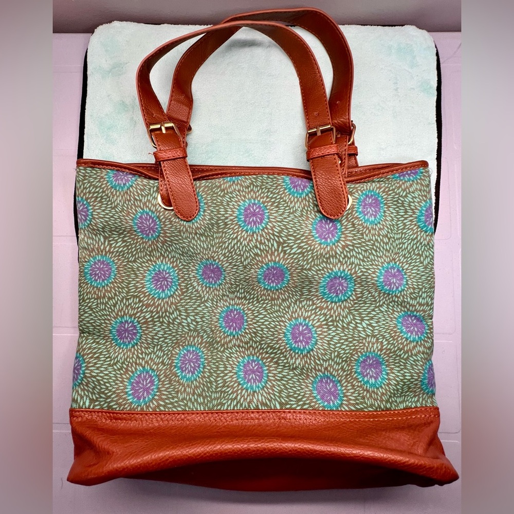 Elegant Floral Patterned Women's Shoulder Bag